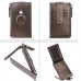 For Airtag Tracker Case Carbon Fiber Credit Card Holder Wallet  Coffee