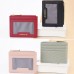 Baellerry Light and Thin Card Bag ID Card Holder Multifunctional Coin Purse  Red